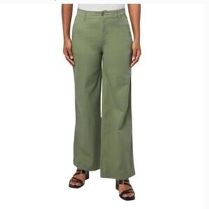 GAP Women's High Rise Girlfriend Wide Leg Desert Cactus Size 14